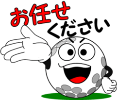 Golf of meeting 3 "Honorific Edition" sticker #12055264