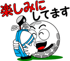 Golf of meeting 3 "Honorific Edition" sticker #12055265