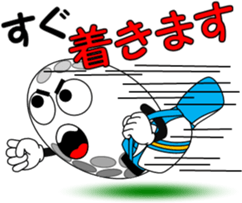 Golf of meeting 3 "Honorific Edition" sticker #12055267