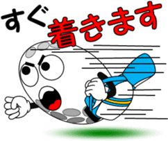 Golf of meeting 3 "Honorific Edition" sticker #12055267