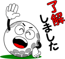 Golf of meeting 3 "Honorific Edition" sticker #12055269