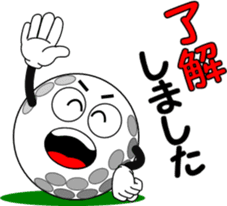 Golf of meeting 3 "Honorific Edition" sticker #12055269