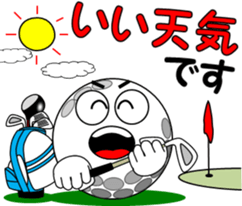 Golf of meeting 3 "Honorific Edition" sticker #12055271