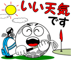 Golf of meeting 3 "Honorific Edition" sticker #12055271