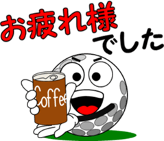 Golf of meeting 3 "Honorific Edition" sticker #12055274