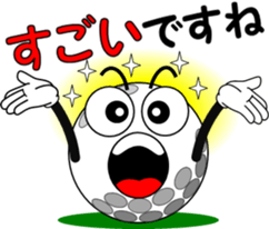 Golf of meeting 3 "Honorific Edition" sticker #12055278