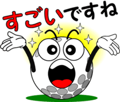 Golf of meeting 3 "Honorific Edition" sticker #12055278