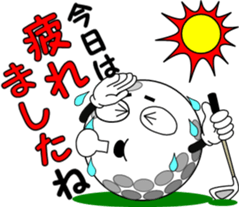 Golf of meeting 3 "Honorific Edition" sticker #12055284