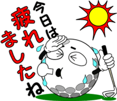 Golf of meeting 3 "Honorific Edition" sticker #12055284