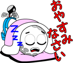 Golf of meeting 3 "Honorific Edition" sticker #12055285