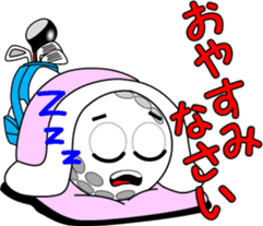 Golf of meeting 3 "Honorific Edition" sticker #12055285