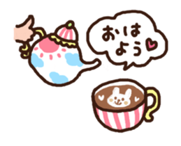 Hot cappuccino sticker2 sticker #12055326
