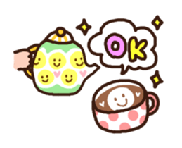 Hot cappuccino sticker2 sticker #12055335