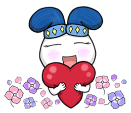 Happy Ambassador Bunny Winnie sticker #12055394