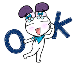 Happy Ambassador Bunny Winnie sticker #12055400