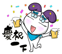 Happy Ambassador Bunny Winnie sticker #12055424