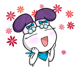 Happy Ambassador Bunny Winnie sticker #12055428