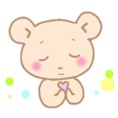 Bear of the pale color .