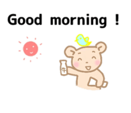 Bear of the pale color . sticker #12055510