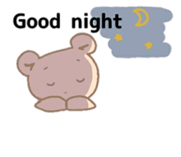 Bear of the pale color . sticker #12055511