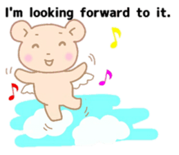 Bear of the pale color . sticker #12055527