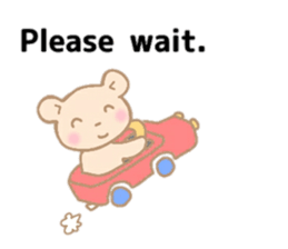 Bear of the pale color . sticker #12055528