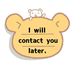 Bear of the pale color . sticker #12055536