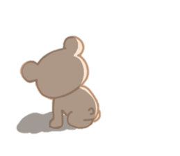 Bear of the pale color . sticker #12055546