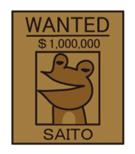 THIS IS SAITO ~Nohohon Lazy Frog Ver.~ sticker #12055943