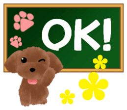 toy-poodle3 sticker #12056190