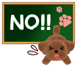 toy-poodle3 sticker #12056191