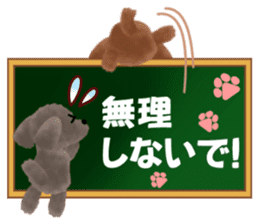 toy-poodle3 sticker #12056198