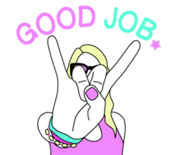 Fashionista Lady-vol.3 sticker #12056565