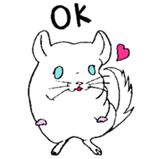 Chinchilla paradise! sticker #12057057