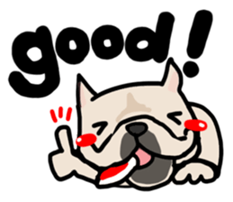 French bulldog family5 sticker #12057342