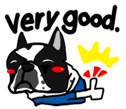 French bulldog family5 sticker #12057343