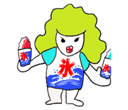 Interesting family Summer came sticker #12057654