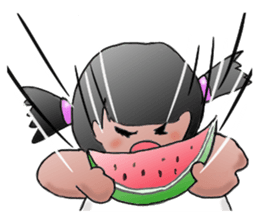 Interesting family Summer came sticker #12057685