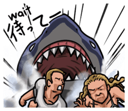 Attack of Sharks!! sticker #12057777