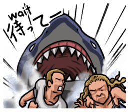 Attack of Sharks!! sticker #12057777