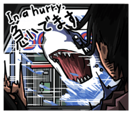 Attack of Sharks!! sticker #12057779