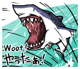 Attack of Sharks!! sticker #12057781