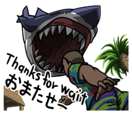 Attack of Sharks!! sticker #12057787