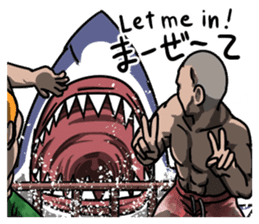 Attack of Sharks!! sticker #12057801