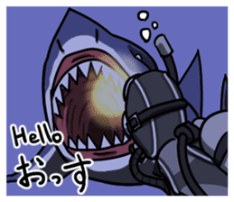 Attack of Sharks!! sticker #12057802
