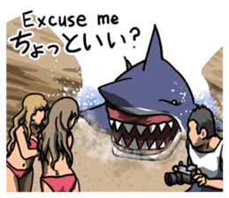 Attack of Sharks!! sticker #12057807