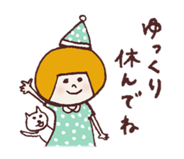 Okappa Hanachan4 sticker #12058232