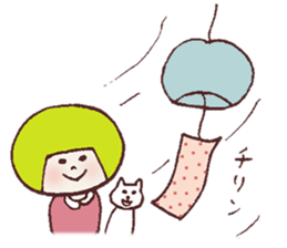 Okappa Hanachan4 sticker #12058253