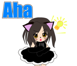 Sticker of cat daughter(Tagalog version) sticker #12058442