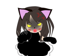 Sticker of cat daughter(Tagalog version) sticker #12058445